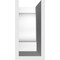 Ekena Millwork Standard Newport Architectural Grade PVC Rafter Tail, 4"W X 8"H X 30"L RFTP04X08X30NEW - alternate 2